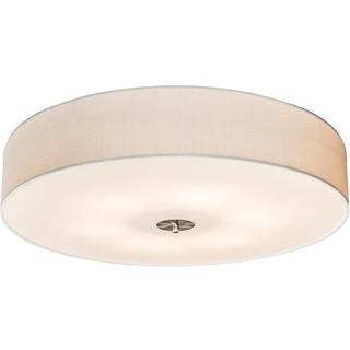Rustik loftslampe hvid 70 cm - Drum Jute