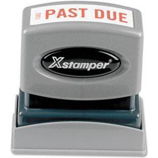 Shachihata Inc """" forfaldne """" bl?kstempel 1/2 """" X1-5/8 """" R?d bl?k