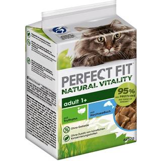 Perfect Fit Katze Natural Vitality Adult 1+ med havfisk og laks Multipack 86.50 DKK/1 kg (6 x 300.0g)
