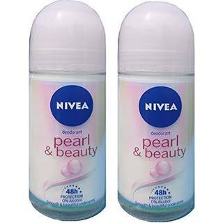 Nivea Pearl Beauty Roll ON for kvinder 50 ml (pakke med 2)