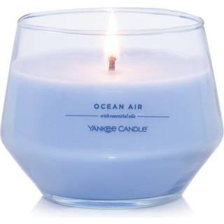 Yankee Candle Studio Medium Candle Ocean Air 10 Oz: Langvarig essentiel olie duftende soja voksblandingslys | 40-65 timers forbr?ndingstid