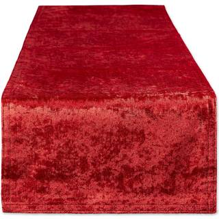 DII Red Velvet Table Runner