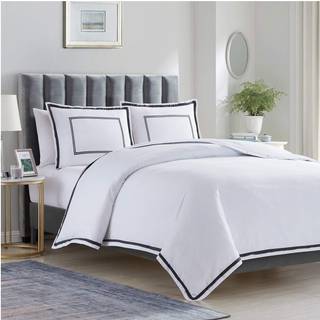 Mellanni Duvet Cover Set - 3 PC Iconic Collection Bedding Set - Hotel Luksus Extra Soft & Cooling - Microfiber - Button Closure and Corner Ties (