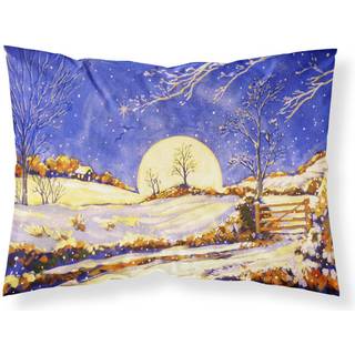 """" Caroline's Treasures Winter Moonrise af Roy Avis Stof Standard Pillowcase ARA0139Pillowcase Multicolor """"