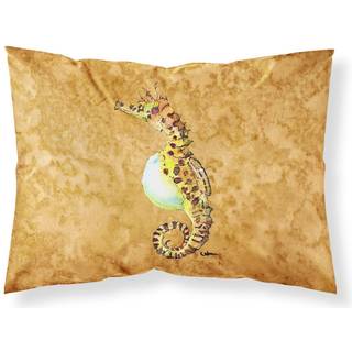 """" Caroline's Treasures 8640Pillowcase Seahorse Moisture Wicking Fabric Standard Pillowcase Large Multicolor """"