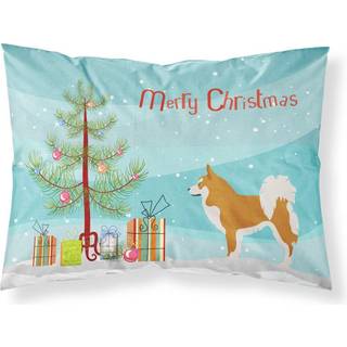 """" Caroline's Treasures Icelandic Sheepdog Pillowcase Standard Christmas Tree """"