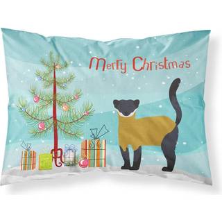 """" Caroline's Treasures Yellow-Throated Marten Christmas Pillowcase Standard Multicolor """"