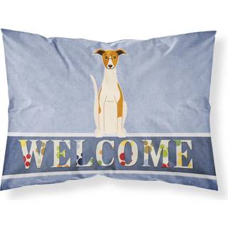 """" Caroline's Treasures Whippet Welcome Pillowcase Standard """"
