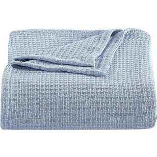 Tommy Bahama - Queen T?ppe bl?d bomulds senget?j medium v?gt boligindretning til alle s?soner (Bahama Coast Blue Queen)