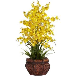 N?sten naturlig dansende dame silke blomsterarrangement