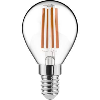 Noxion Lucent Lustre LED E14 Kugle filament klar 4.5W 470lm - 827 ekstra varm hvid | dæmpbar - erstatter 40W