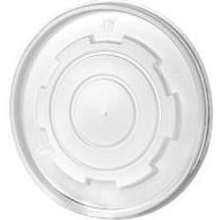 Plastlåg Fladt Transparent Ø115 600 stk