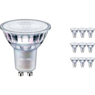 Fordelspakke 10x Philips MASTER Value LED Spot GU10 PAR16 4.9W 365lm 36D - 930 varm hvid | bedste farvegengivelse - dæmpbar - erstatter 50W