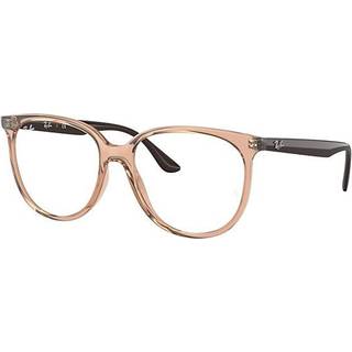 Ray - Ban Kvinde RX4378V 8172 Optiske stel Injiceret Brun Transparent Firkantet Normal