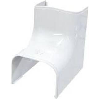 T75 ydre hjørne 90 gr. 74x56 mm, hvid RAL 9010