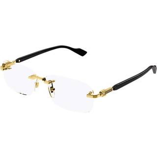 Gucci GG1221O 002 56 Briller Mænd Guld - Gold - 56mm