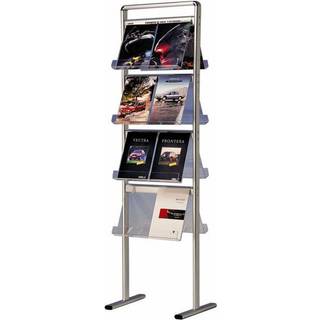 Info Line Midi Brochurestander dobbeltsidet - 16xA4 - 21x29.7 cm
