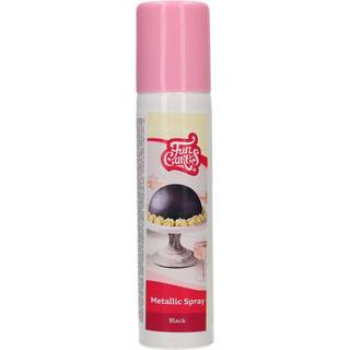 Sprayfarve - Metallic Black, 100 ml