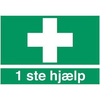 1 ste hjælp - Plast - 210 x 297 mm