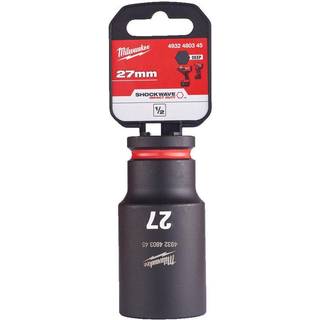 Milwaukee Shockwave Impact Duty Krafttoppe 1/2" kvadratisk dybde 27 mm