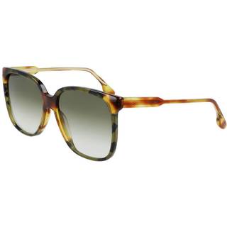Victoria Beckham VB610SCB 225 59 Solbriller Kvinder Tortoiseshell - Green Havana - 59mm