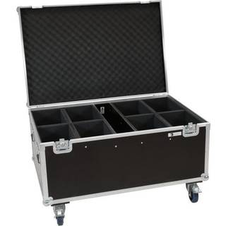 Roadinger Flightcase 8x LED IP PAR 7x8W QCL/7x9W SCL with wheels TILBUD NU