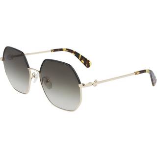 LONGCHAMP Kvinde LO140SL 727 Solbriller Metal Guld Grå Geometrisk Fotokromatisk