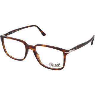 Persol Unisex PO3275V 24 Optiske stel Acetat Skildpadde Transparent Firkantet Normal