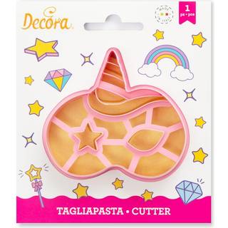 Unicorn Mask - Udstikker m. Præg, Decora