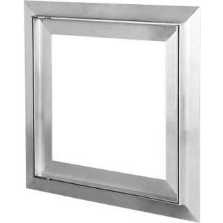 Inspektionslem IMP til gipsplade 300x300 mm, aluminium