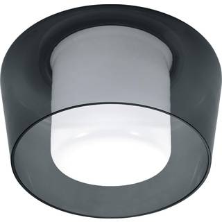 Helestra Canio loftlampe i glas, ravgul