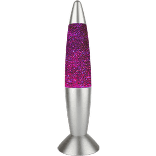 Glitterlampe m. farveskift - multifarvet (På lager i butik)