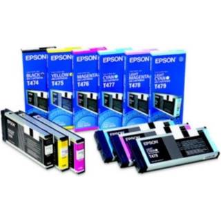 Epson Blækpatron cyan, 220 ml T477