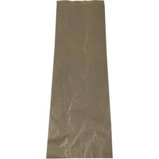 Bagerpose stor 160/80x450 mm, 500 st 50 gr ribbet brun