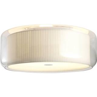 MARSET Mercer C loftlampe af glas og bomuld