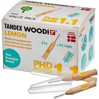 25 stk. Tandex Woodi Mellemrumsbørster ISO 3 LEMON