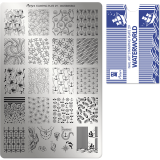 Water World Stamping Plade NO. 29, Moyra