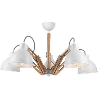 Loftlampe Skansen 5 lyskilder, justerbar, hvid