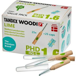 25 stk. Tandex Woodi Mellemrumsbørster ISO 5 LIME