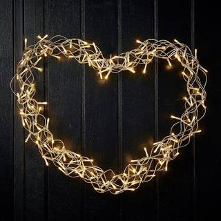 Hjerte 50 cm. 140 LED - Conzept Christmas