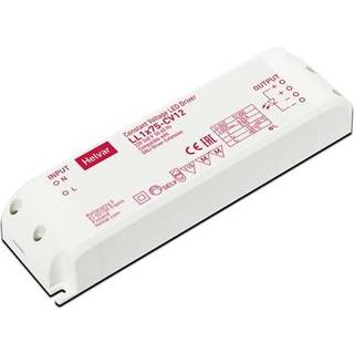 Helvar led driver ll1x75-cv12 - 12v output, 75w