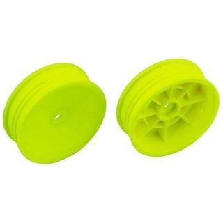 Team Associated - AE91758 - 2WD Forfælge til 1/10 Buggy biler - 12mm hex, Gule fælge