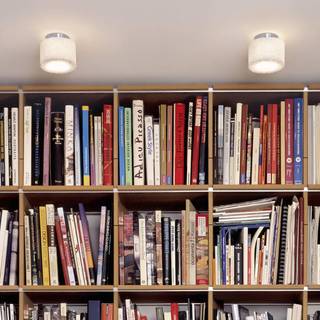 serien.lighting Reef loftlampe, hvid/børstet alu