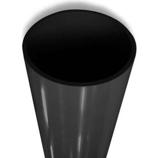 Plastmo nedløbsrør, PVC, Ø110 mm, sort - 3 meter