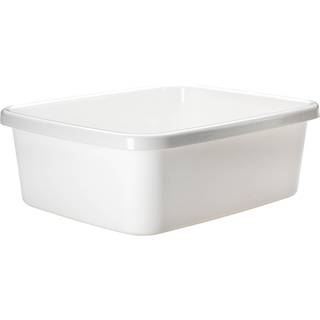 PLAST1 Balje 10 liter firkantet - hvid