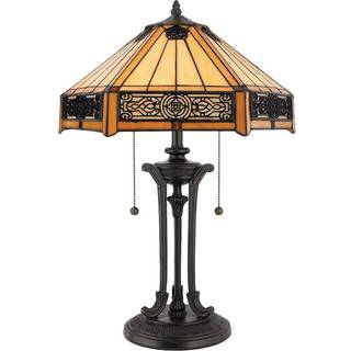 Indus bordlampe i Tiffany-stil