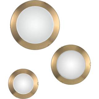Kolarz Moon Leaf væglampe, guld, Ø 50 cm