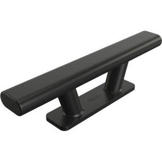 Knap / pullert til båd Roca, rustfrit stål, 265 mm, (C/C) 82 mm, sortlakeret