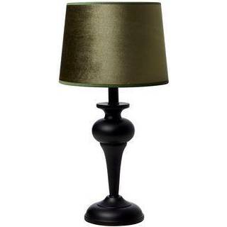 Silke Bordlampe Lille - Kakigrøn Velour Skærm - Nielsen Light