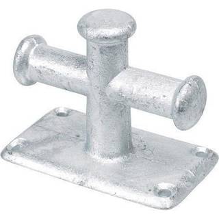 Bro-poller, enkel, 140 x 80 mm, galvaniseret stål